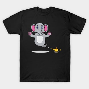 Cute Elephant Ghost  and Flying T-Shirt